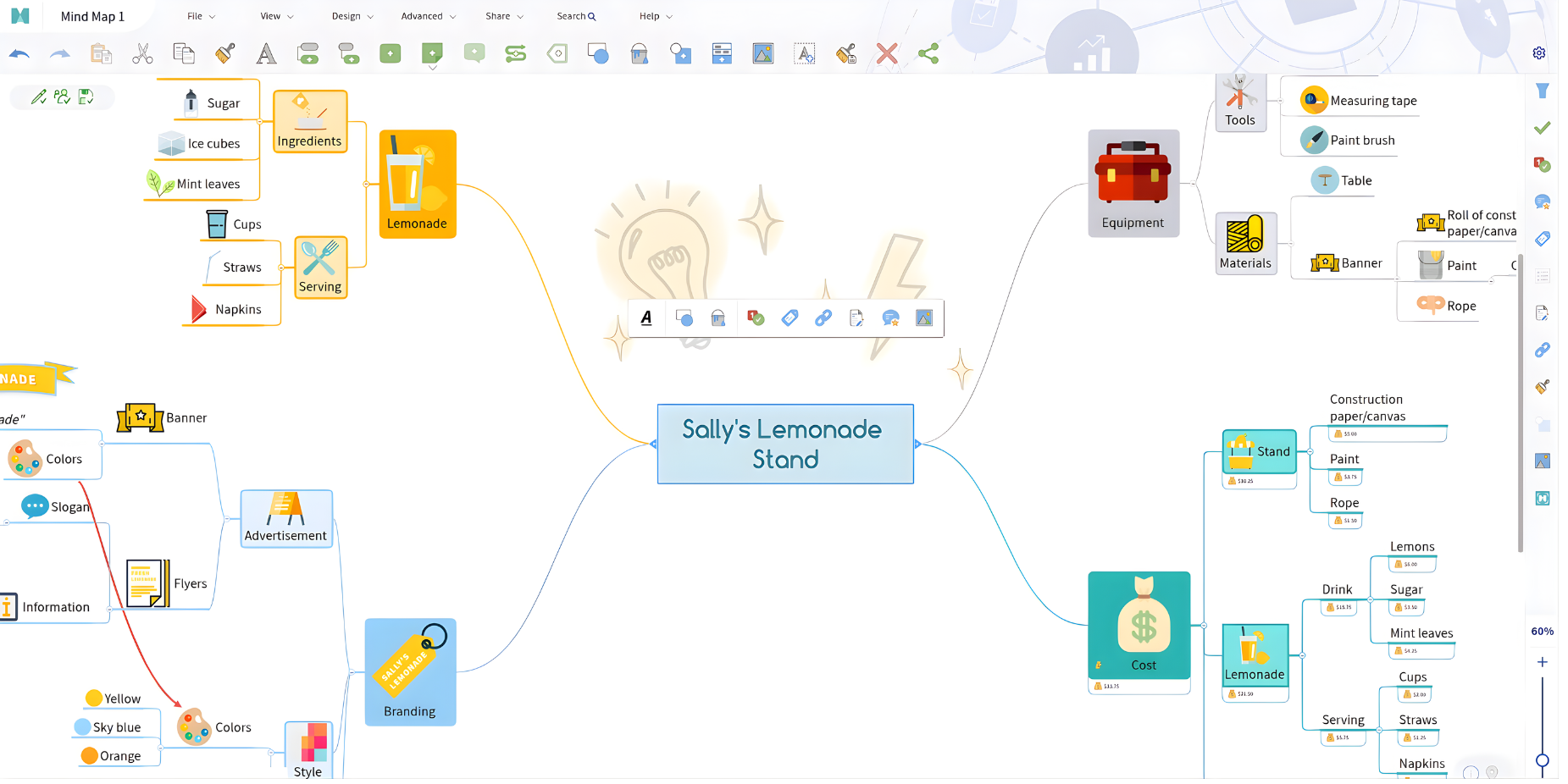 MindManager Interface